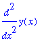 diff(y(x),`$`(x,2))