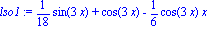 lso1 := 1/18*sin(3*x)+cos(3*x)-1/6*cos(3*x)*x